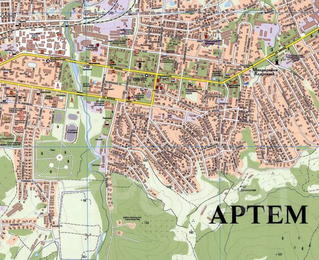 карта артема с номерами домов