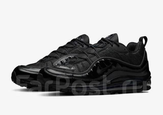 Supreme x Nike Air Max 98 Black 37 38 39 40 41 42 43 44 7 000