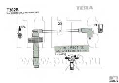 Проводов!\ Volvo S40/V40 1.6-2.0 95-04 T382B Tesla Technics к-кт