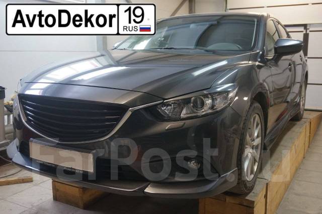 Накладка переднего бампера Mazda 6 (Мазда 6) GJ 2012-2015г купить в ...