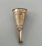 Старинный рожок для кормления младенцев. Россия, Архангельск, 1875 год. Оригинал