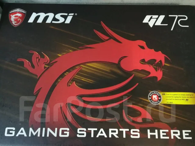 MSI GL72 7QF. 17.3", ��� 8 ��, ���� 1 000���, WiFi: 1, Bluetooth: 1, ����������� �� 10��. ����