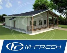 M-fresh Little house (Покупайте сейчас проект со скидкой 20%! ). 100-200 кв. м., 1 этаж, 3 комнаты, бетон