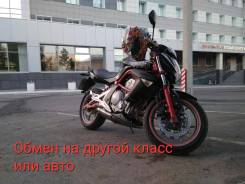 Kawasaki ER-6n. 650 куб. см., исправен, птс, с пробегом