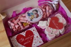 Причины любви+love is+зефирки-сердечки+открытка,14 и 23 февраля,8марта