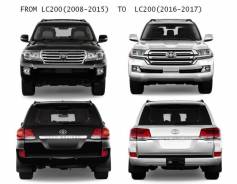 Кузовной комплект. Toyota Land Cruiser, GRJ200, GRJ76K, GRJ79K, J200, URJ200, URJ202, URJ202W, UZJ200, UZJ200W, VDJ200 Двигатели: 1GRFE, 1URFE, 1VDFTV...