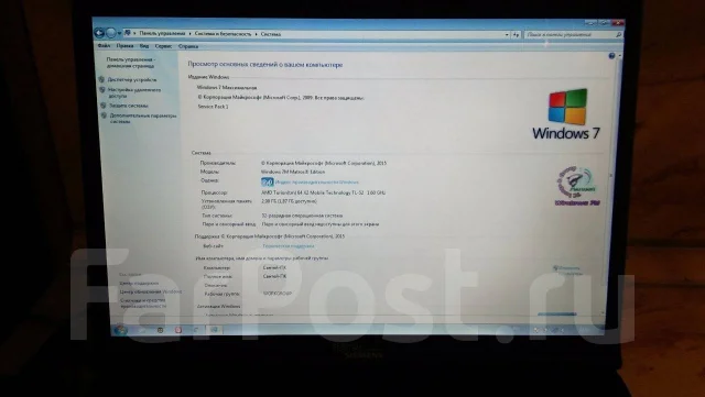 Fujitsu Amilo La 1703. 1,6����, ��� 2048 ��, ���� 160���, WiFi: 1, ����������� �� 1��. ����
