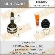 Шрус подвески. Nissan: Wingroad, 100NX, Lucino, Presea, NX-Coupe, Pulsar, Almera, Sunny, Bluebird Sylphy, Sunny California, Sentra, 200SX, Rasheen, AD...