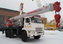 Челябинец КС-55732. Автокран "Челябинец" КС-55732 Камаз 43118 (6х6, 25т, вылет 33м), 11 762 куб. см., 25 000 кг., 33,00 м.