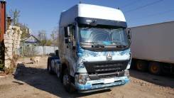 Howo V7G. Седельный тягач HOWO 4*2, 2014 год, ДВС MAN, 10 518 куб. см., 1 000 кг., 4x2