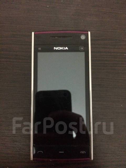 Nokia x6-00, б/у, в наличии. Цена: 800₽ во Владивостоке