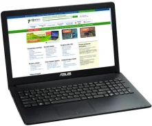 Asus X501A-XX113R. 15.4", 2,3����, ��� 4 ��, ���� 500���, WiFi: 1, Bluetooth: 1, ����������� �� 2��. ����