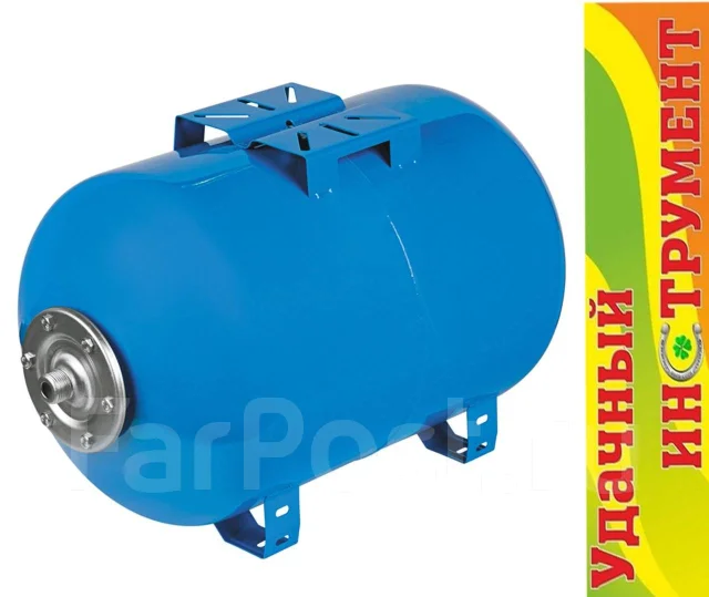 Гидроаккумулятор Unipump 50л горизонтальный, сталь, 50 л - Сантехника и ...