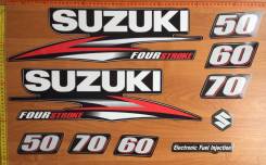 Suzuki наклейки Сузуки 50-60-70 дф инжектор