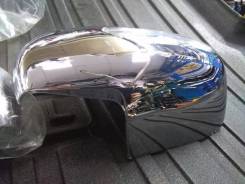 Накладка на зеркало. Toyota Land Cruiser Prado, GRJ120, GRJ120W, KDJ120, KDJ120W, KZJ120, LJ120, RZJ120, RZJ120W, TRJ120, TRJ120W, VZJ120, VZJ120W. По...