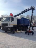 Майкопский машиностроительный завод Майман-110S. Продаю КМУ Ломовоз МАЗ-6312В5-8429-012, кузов 30 куб., 8 500 куб. см., 12 000 кг.