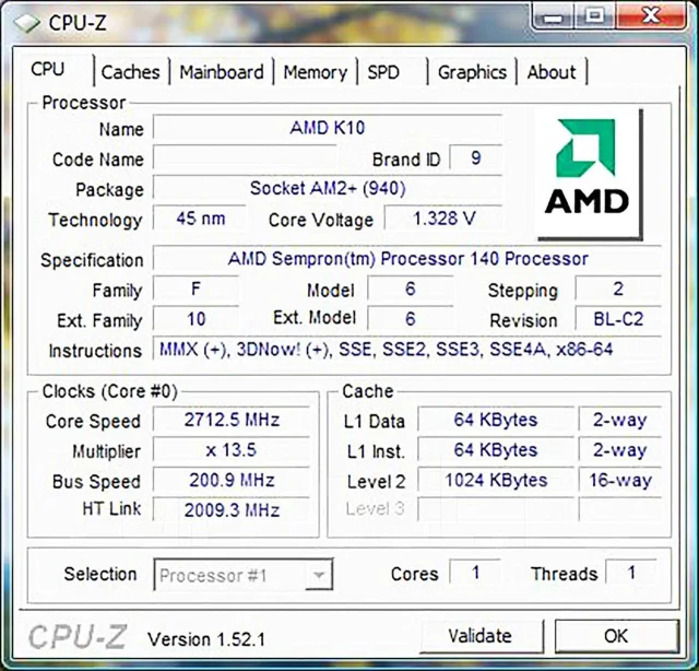 AMD Sempron 140 ����