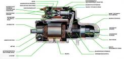 Стартре 6BG1 ZAXIS 200-5 028000-6200, 1-81100-338-0, 1-81100-342-1 Nippondenso, 24V 4,5KW 11T, открытый бендекс