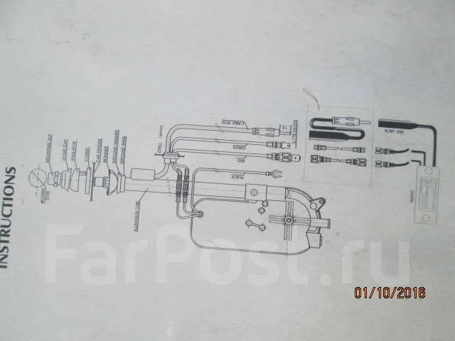 Антенна для авто автоматическая выдвижная аудио антенна AN-098, новый ...