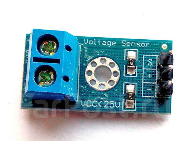 Датчик напряжения arduino