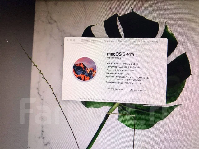 Apple MacBook Pro 17. 17", 2,5����, ��� 8 ��, ���� 500���, WiFi: 1, Bluetooth: 1, ����������� �� 6��. ����
