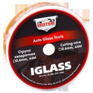 Струна квадратная IGLASS, сечение 0,6мм х 0,6мм, длина 22м