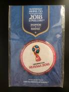 Значок ЧМ2018 в России - Эмблема (красный) - Чемпионат близко
