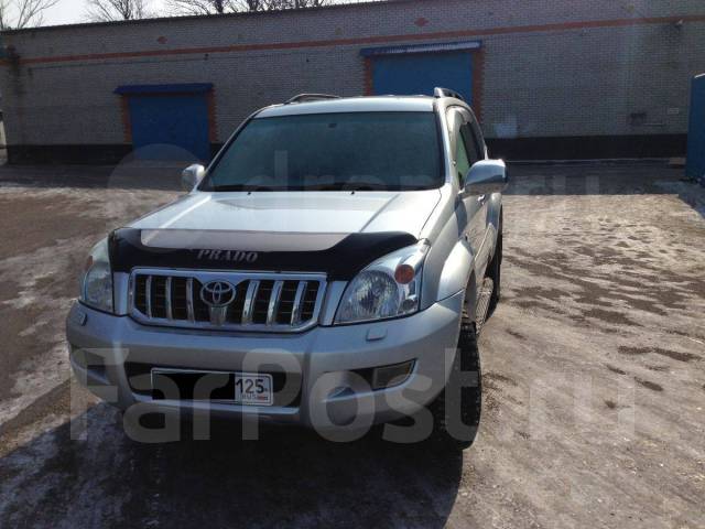 Дефлектор капота Toyota Land Cruiser Prado 120 купить во Владивостоке ...