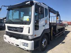 Daewoo Novus. 8 тонн двигатель DL-06K c КМУ HIAB 190 - 2017год, 8 000 кг., 4x2