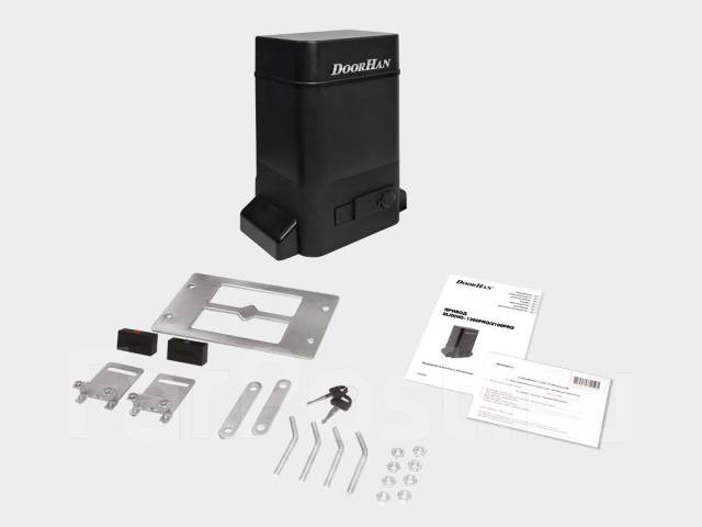 Установка привода, мотора, двигателя на откатные, сдвижные ворота во ...