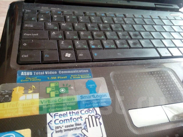 Asus K40AB. 14", 2,1����, ��� 2048 ��, ���� 250���, WiFi: 1, ����������� �� 1��. ����