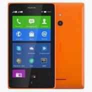 Nokia XL. Б/у, Оранжевый, Dual-SIM
