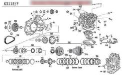 Вариатор. Toyota: Platz, iQ, Avensis, Estima Hybrid, Corolla, Probox, Succeed, Corolla Runx, Premio, Sienta, Mark X, Corolla Axio, Alphard Hybrid, Por...