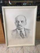 Портрет Ленина 1989 год. 90х60 см. Оригинал