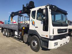 Daewoo Novus. 15.5 тонн c краном манипулятором Hiab 270 - 2017год., 10 964 куб. см., 10 т и больше