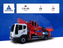 Elephant E-Sky 400. Автовышка Elephant-Horyong E-SKY 400 на базе шасси Daewoo, 40,00 м.