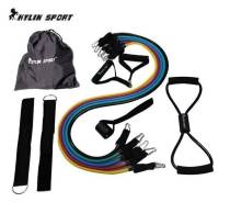 Резиновый эспандер Kylin Sport с пятью жгутами, нагрузка до 70 кг