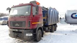 Майкопский машиностроительный завод Майман-110S. КМУ Ломовоз МАЗ-6312В5-8429-012 Майман-110S, 12 000 куб. см., 11 500 кг.