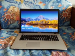 Asus K750JB-TY012H. 17.3", 2,4����, ��� 8 ��, ���� 1 500���, WiFi: 1, Bluetooth: 1, ����������� �� 4��. ����