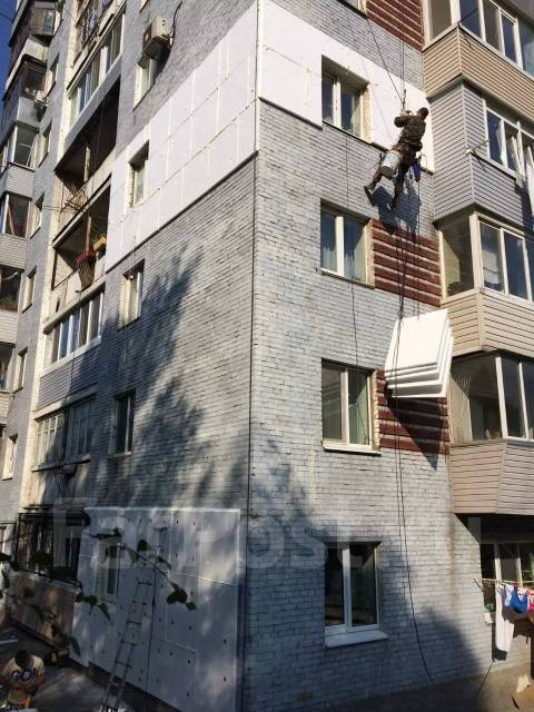 Утепление стен снаружи, ремонт швов, ремонт фасадов. Такелажные работы ...