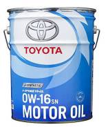 Toyota. Вязкость 0W-16, синтетическое