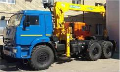 Камаз 43118-46. КМУ Тягач Камаз 43118-3027-46 (без спалки) + Soosan SCS736L2 Top (верх, 12 000 куб. см., 7 000 кг.