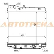 Радиатор HONDA Fit/Jazz (2002-2008) двигателя L12A/L13A/15A SAT HD00013