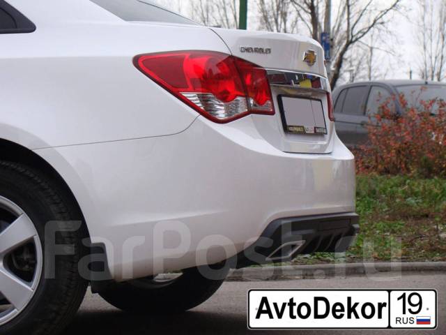 Диффузор заднего бампера Chevrolet Cruze (Шевроле Круз) 2008-2012г ...