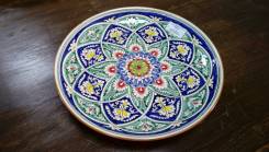 Ляган (тарелка) ручной работы. Узбекистан. фото