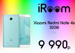 Xiaomi Redmi Note 4X. Новый, 32 Гб, Зеленый