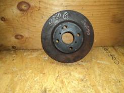 Диск тормозной. Toyota: Vios, Prius C, Vitz, iQ, Corolla Axio, Porte, Passo Sette, Probox, EQ EV, Yaris, Spade, Corolla Fielder, Succeed, Belta, Aqua...