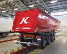 Kassbohrer. DL самосвальный полуприцеп 32 м3, 32 000 кг.