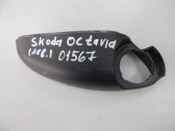 Накладка на зеркало. Skoda Fabia, 5J2, 5J5, NJ3, NJ5 Двигатели: BBM, BLS, BMS, BNM, BNV, BSW, BTS, BXW, BZG, CAVE, CAYA, CAYB, CAYC, CBZA, CBZB, CEVA...