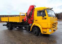 Fassi F110A active. КМУ Камаз 4308-3063-28 + КМУ Fassi F110A.0.22 + борт сталь 5.6м, 3 000 куб. см.
